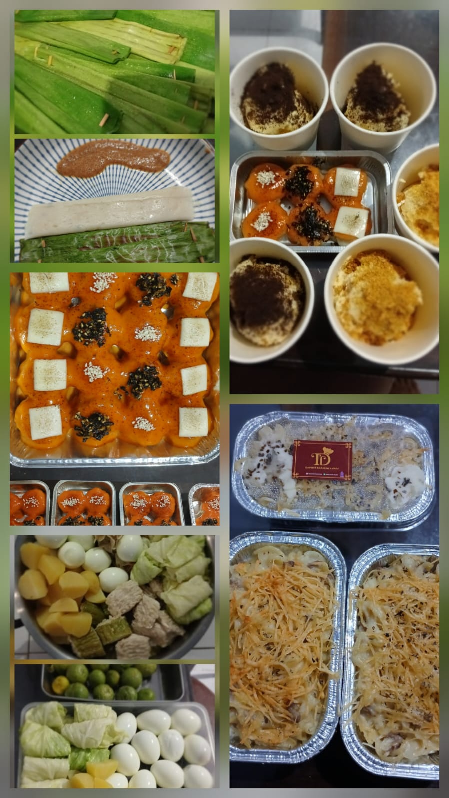 Kolase produk Dapur Karaeng Lu'Mu Makassar proses Dimsum dan Pisang Ijo